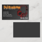 DJ-Visitekaartje - aanpasbaar Visitekaartje (Voorkant / Achterkant)