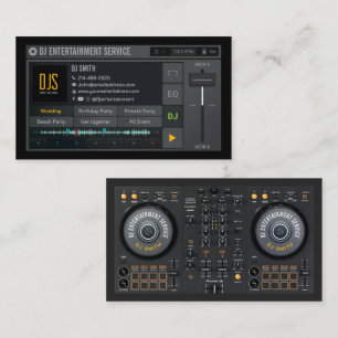 DJ Visitekaartje, DJ Event Service, Entertainment Visitekaartje