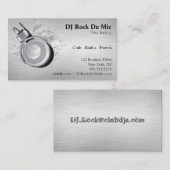 DJ-Visitekaartje - Metaal Kijk Visitekaartje (Voorkant / Achterkant)