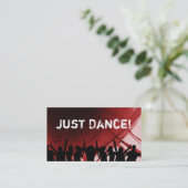 Dj Visitekaartje Music Ruby Red Retro Dance (Staand voorkant)