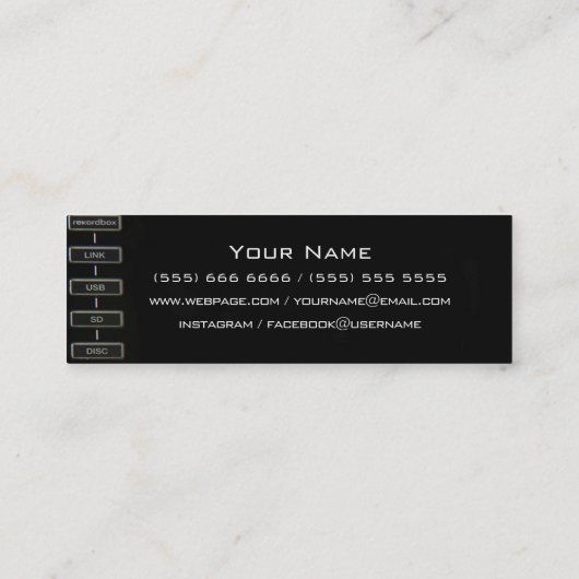 DJ Visitekaartje ver.2 (Achterkant)