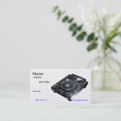 DJ-visitekaartje Visitekaartje (Staand voorkant)