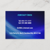 DJ Visitekaartjes (Achterkant)