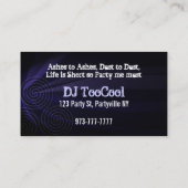 DJ Visitekaartjes (Achterkant)