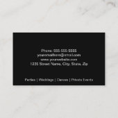 DJ Visitekaartjes (Achterkant)