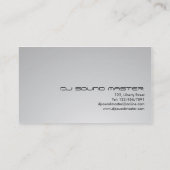 DJ - Visitekaartjes (Achterkant)