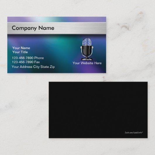 DJ Visitekaartjes (Voorkant / Achterkant)