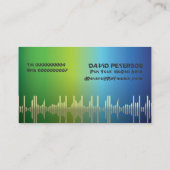 DJ-visitekaartjes voor schijfjockey Visitekaartje (Achterkant)