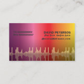 DJ-visitekaartjes voor schijfjockey Visitekaartje (Achterkant)