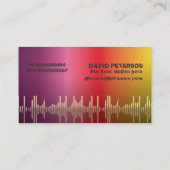 DJ-visitekaartjes voor schijfjockey Visitekaartje (Achterkant)