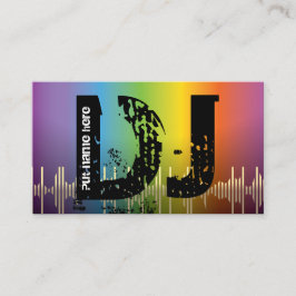 DJ-visitekaartjes voor schijfjockey Visitekaartje