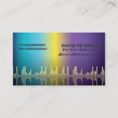 DJ-visitekaartjes voor schijfjockey Visitekaartje (Achterkant)