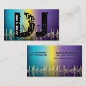 DJ-visitekaartjes voor schijfjockey Visitekaartje (Voorkant / Achterkant)