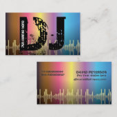 DJ-visitekaartjes voor schijfjockey Visitekaartje (Voorkant / Achterkant)