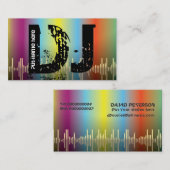 DJ-visitekaartjes voor schijfjockey Visitekaartje (Voorkant / Achterkant)