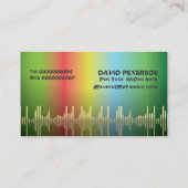 DJ-visitekaartjes voor schijfjockey Visitekaartje (Achterkant)