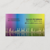 DJ-visitekaartjes voor schijfjockey Visitekaartje (Achterkant)