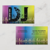 DJ-visitekaartjes voor schijfjockey Visitekaartje (Voorkant / Achterkant)