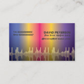 DJ-visitekaartjes voor schijfjockey Visitekaartje (Achterkant)