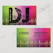 DJ-visitekaartjes voor schijfjockey Visitekaartje (Voorkant / Achterkant)