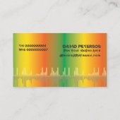 DJ-visitekaartjes voor schijfjockey Visitekaartje (Achterkant)