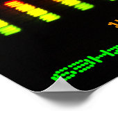 DJ Voeg jouw naam aangepaste kwalificatiebalk EQ t Poster (Hoek)