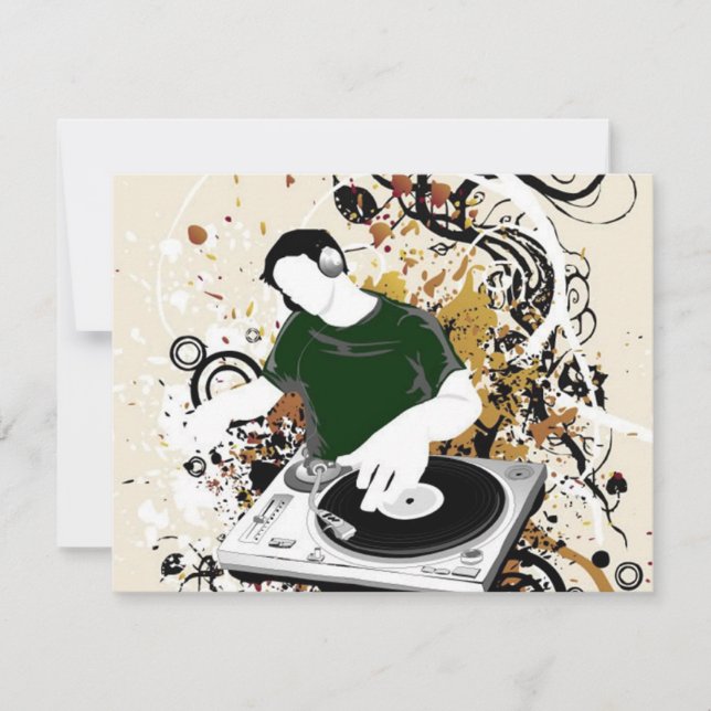 dj vrije vectorafbeelding (Voorkant)