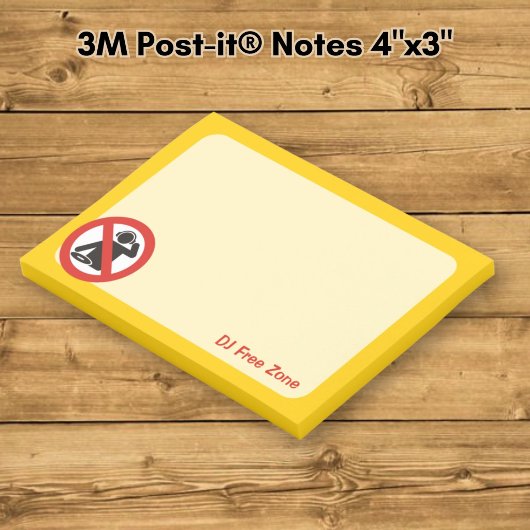 DJ Vrije Zone Post-it® Notes