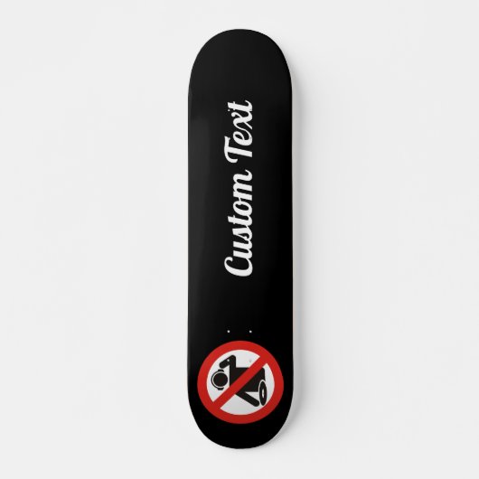 DJ vrije zone Skateboard Deck (Voorkant)