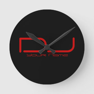 DJ Wall Clock Ronde Klok