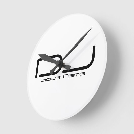 DJ Wall Clock Ronde Klok (Hoek)
