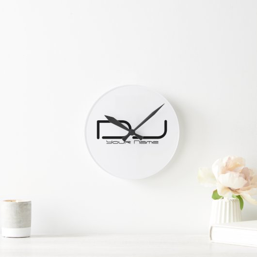 DJ Wall Clock Ronde Klok (Huis)