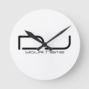 DJ Wall Clock Ronde Klok
