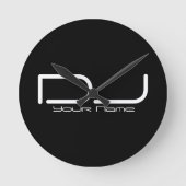 DJ Wall Clock Ronde Klok (Voorkant)