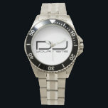 DJ Watch Horloge<br><div class="desc">Perfect cadeau voor DJ's. Eenvoudig en modern DJ polshorloge.</div>
