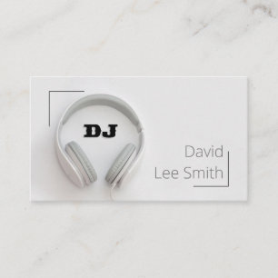 DJ White Visitekaartje