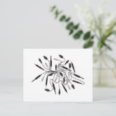 DJ Wires Briefkaart (Staand voorkant)