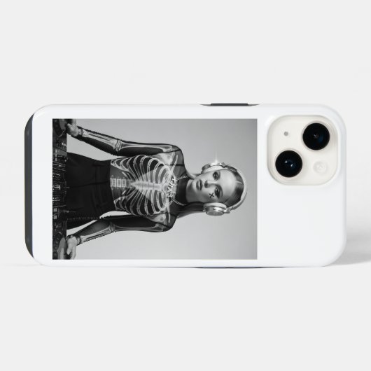 DJ Xray Chest X-Ray Art Design iPhone Hoesje (Achterkant horizontaal)