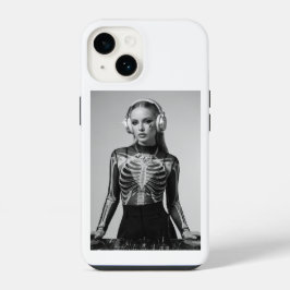DJ Xray Chest X-Ray Art Design iPhone 14 Hoesje