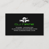 DJ Zakelijke Kaarten Visitekaartje (Achterkant)