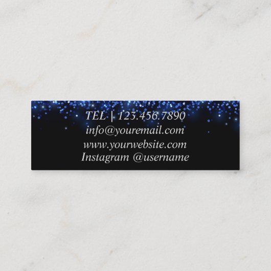 DJ | Zanger | Songwriter Planning Visitekaartje (Achterkant)