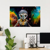 DJ Zedd de Alien Rave Master Poster (Thuiskantoor)