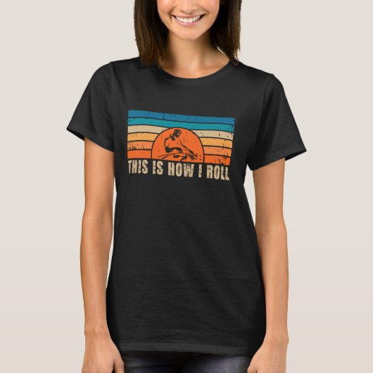 DJ, zo rol ik Platenspelers T-shirt (Voorkant)