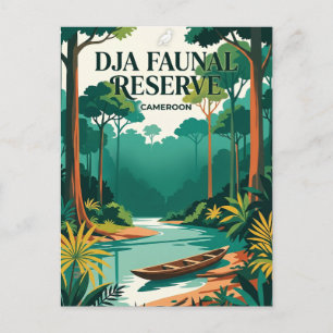 Dja Faunal Reservaat Kameroen Briefkaart