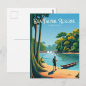Dja Faunal Reserve Kameroen Briefkaart (Voorkant / Achterkant)