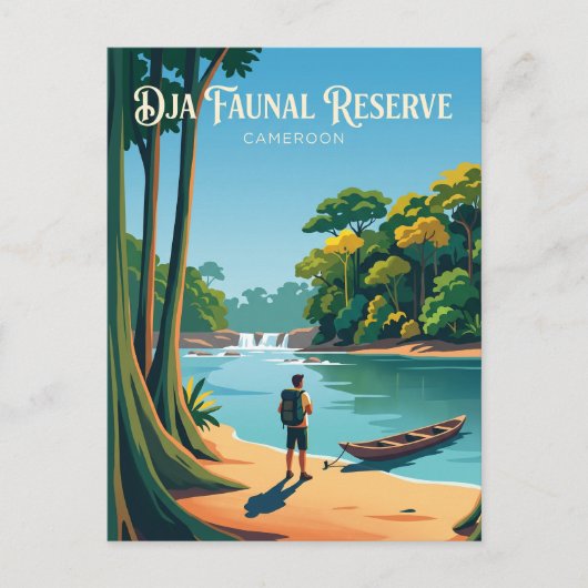 Dja Faunal Reserve Kameroen Briefkaart (Voorkant)