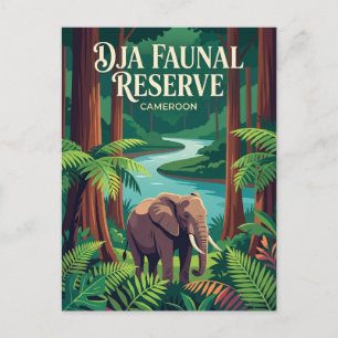 Dja Faunal Reserve Kameroen Briefkaart