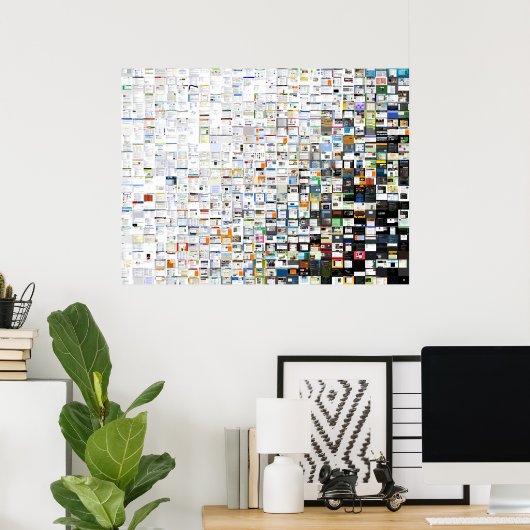 Django Aangedreven Plaatsen Poster (Thuiskantoor)