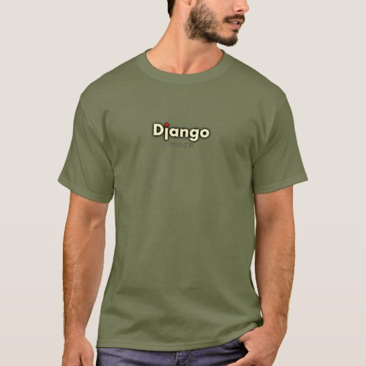 Django gypsy jazz t-shirt (Voorkant)