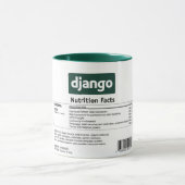 Django Nutrition Facts Mok (Midden)